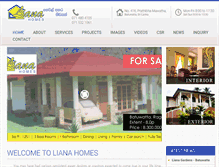 Tablet Screenshot of lianahomes.com